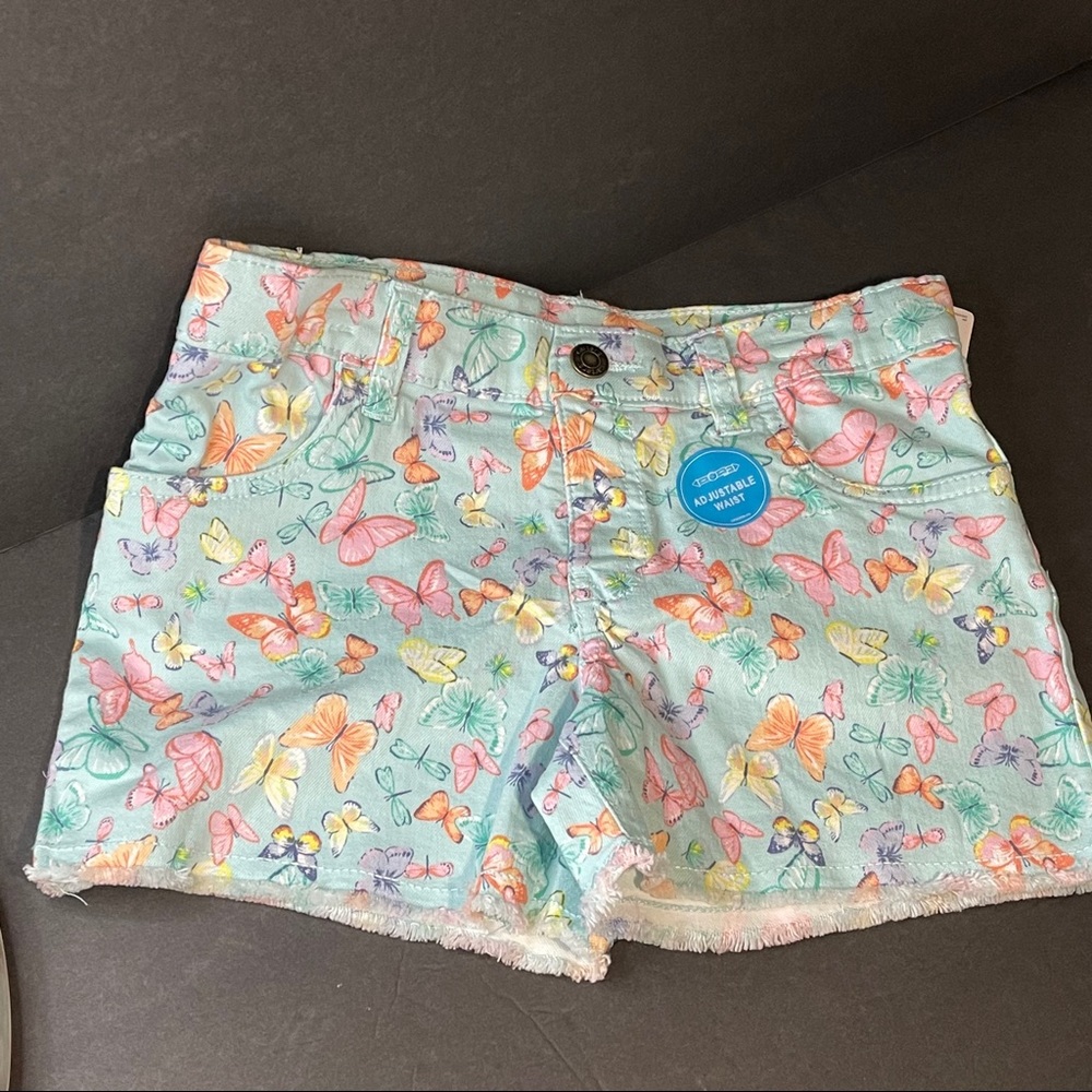 Carter's Aqua Butterfly Print Shorts